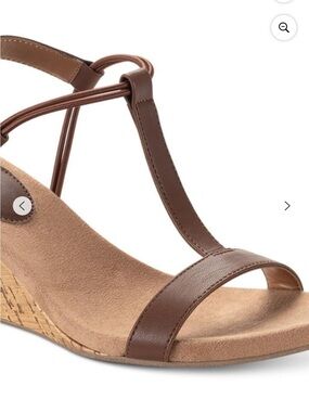 Style & Co Mulan Wedge Sandals Mulan Brown Wedge Sandals